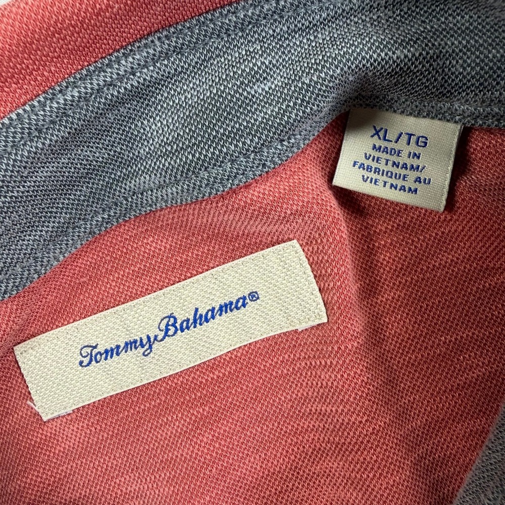 Tommy Bahama Polo Shirt Mens XL Red Excellent Tencel Modal Blend‎ Short Sleeve - Picture 4 of 10